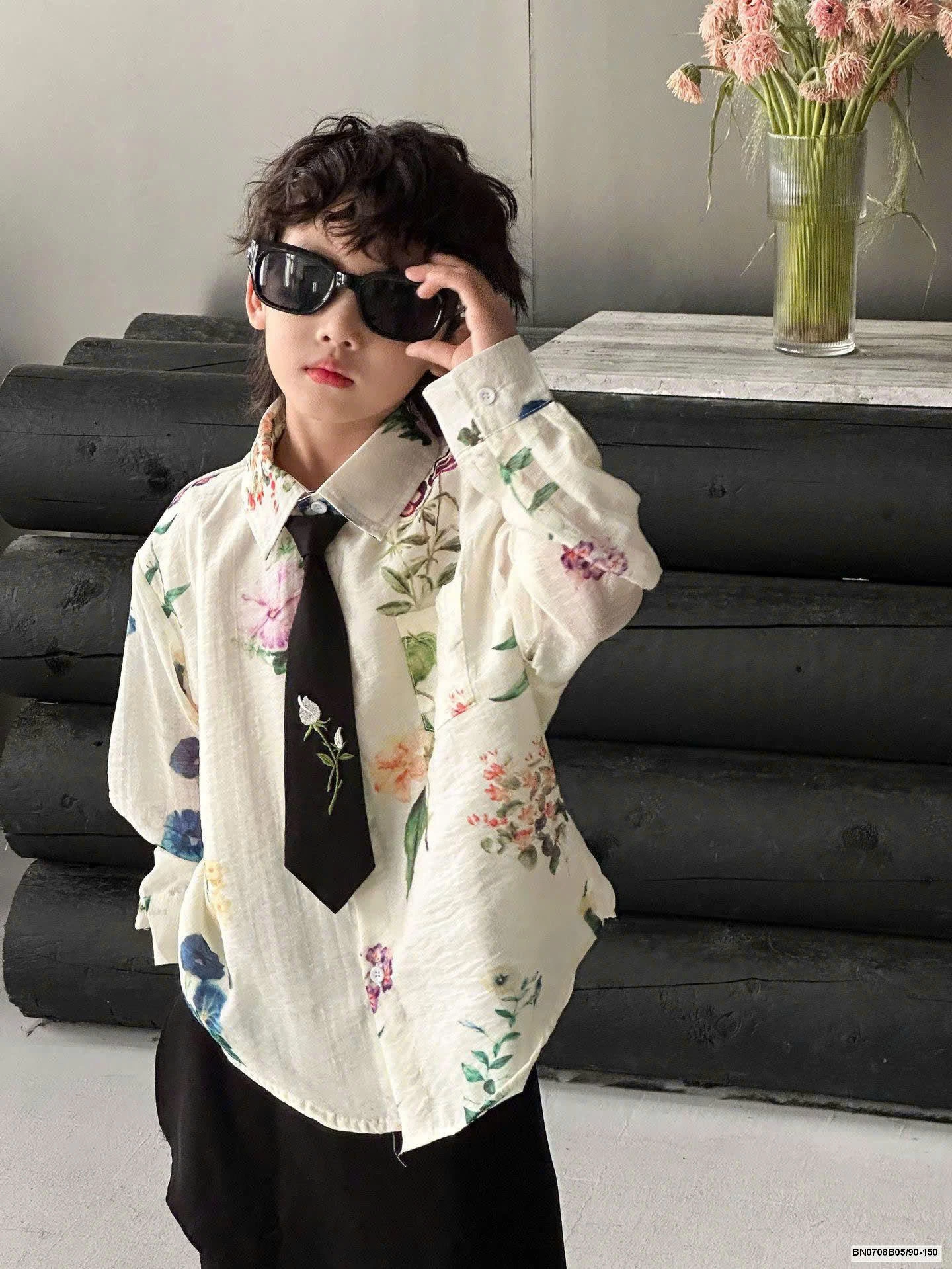 SƠ MI ĐŨI HOA SIÊU BẢNH