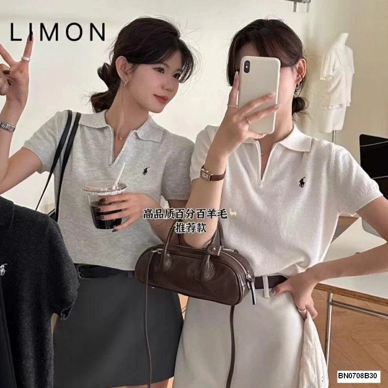 ÁO CỔ POLO PHỐI KHÓA