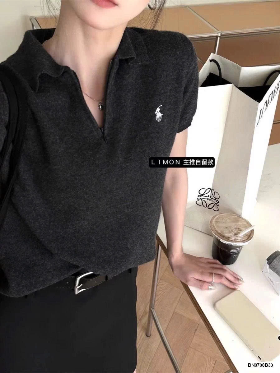 ÁO CỔ POLO PHỐI KHÓA