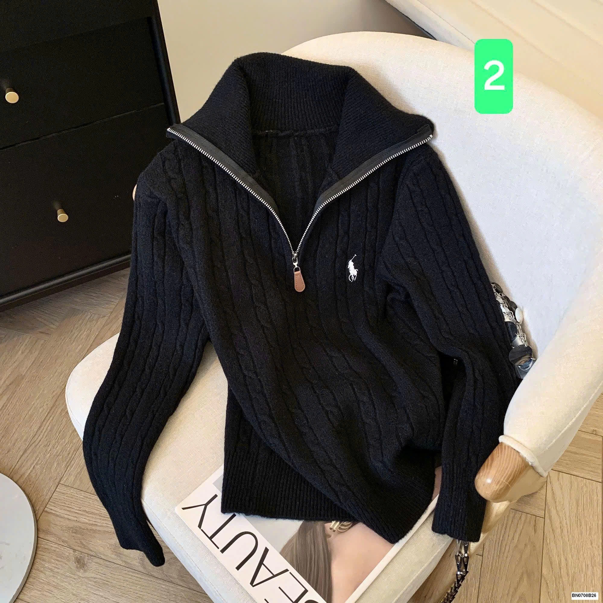 ÁO LEN THÊU NGỰA NỮ