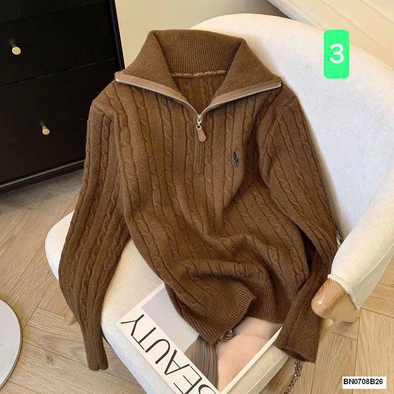 ÁO LEN THÊU NGỰA NỮ