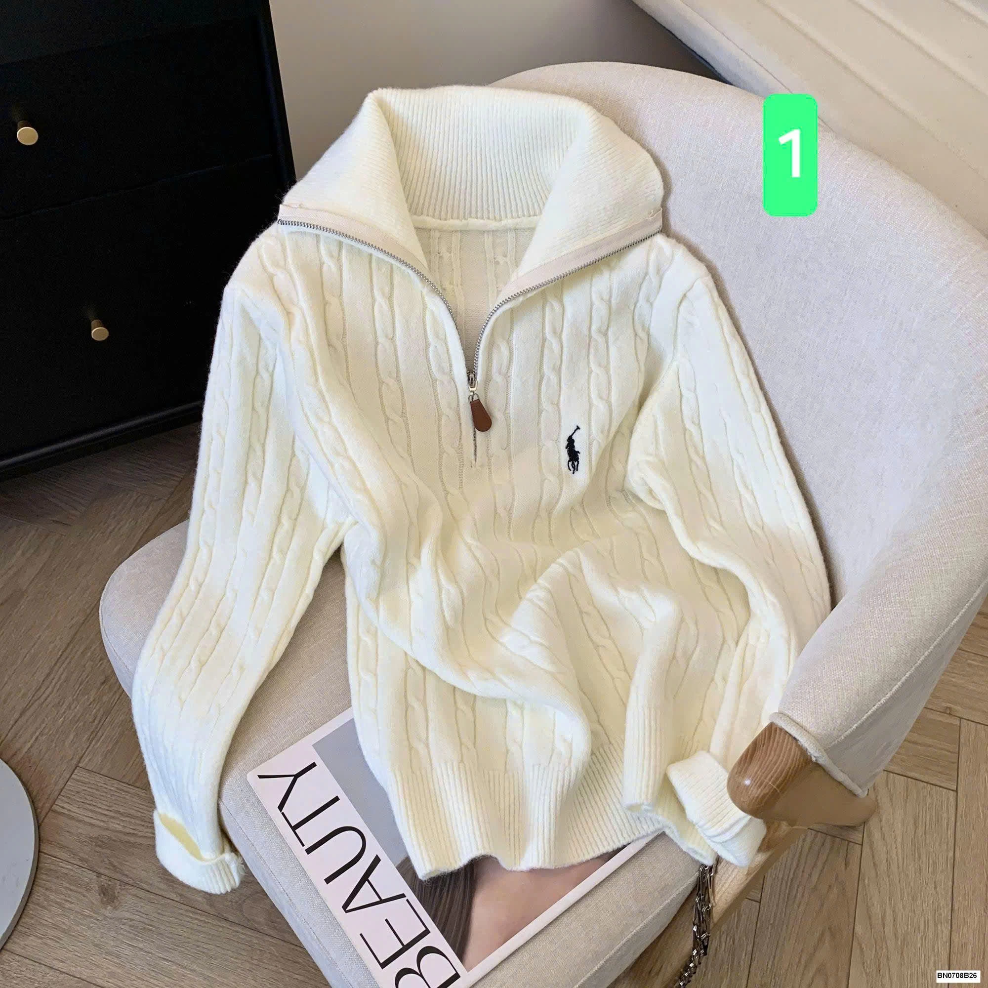 ÁO LEN THÊU NGỰA NỮ