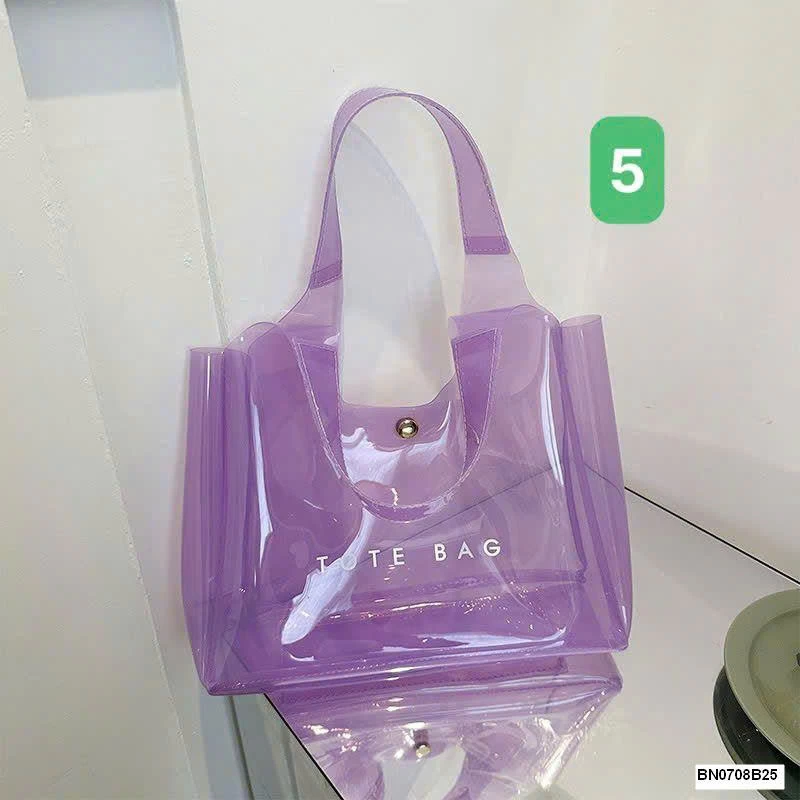 TÚI NHỰA PVC TRONG SUỐT TOTE BAG