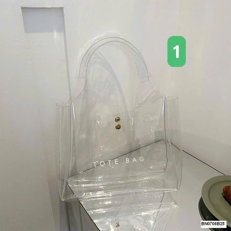 TÚI NHỰA PVC TRONG SUỐT TOTE BAG