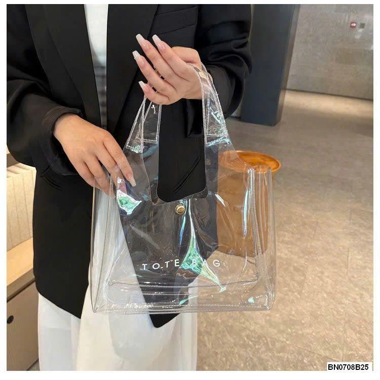 TÚI NHỰA PVC TRONG SUỐT TOTE BAG
