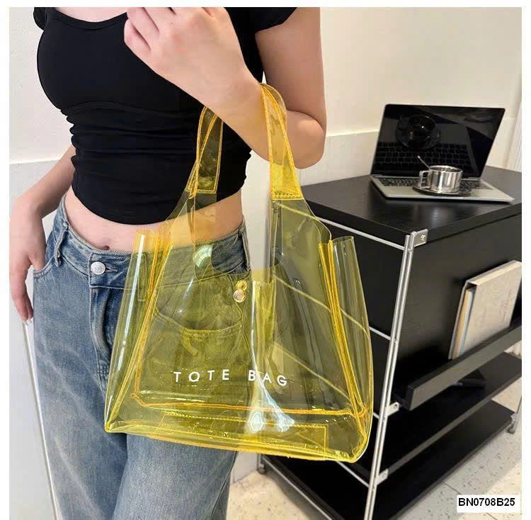 TÚI NHỰA PVC TRONG SUỐT TOTE BAG
