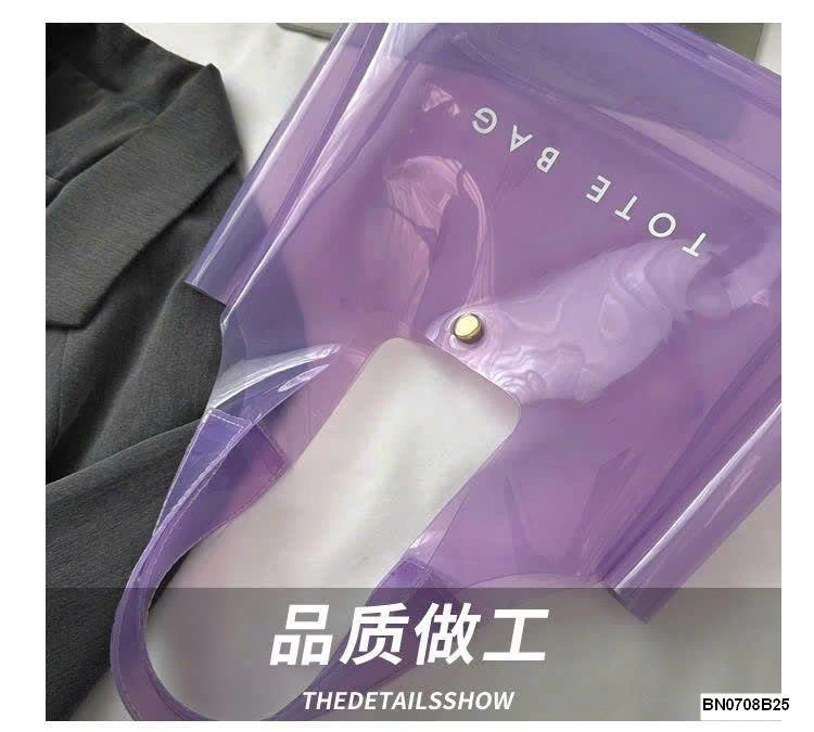 TÚI NHỰA PVC TRONG SUỐT TOTE BAG
