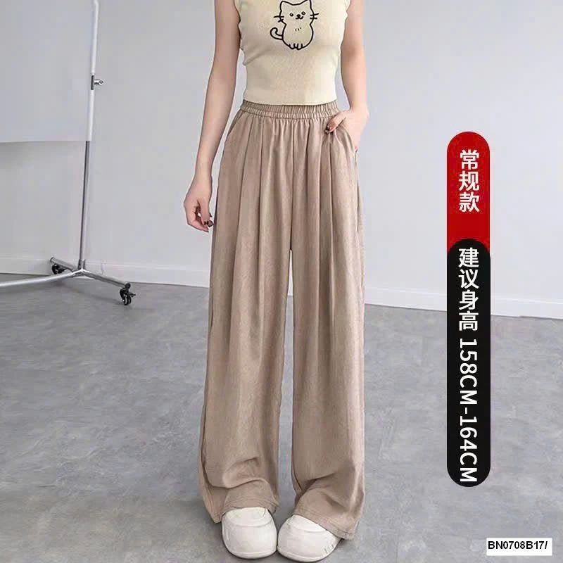 QUẦN SUÔNG LƯNG CHUN CHO NỮ