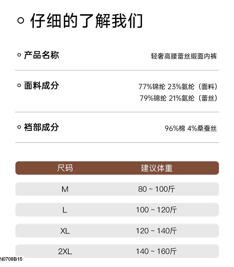 QUẦN LÓT CẠP CAO LỤA BĂNG