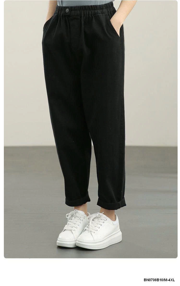 QUẦN BAGGY DÁNG SUÔNG CẠP CHUN