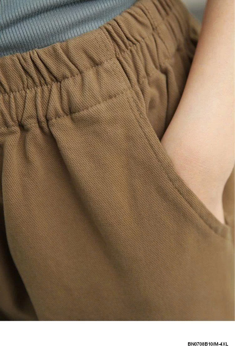 QUẦN BAGGY DÁNG SUÔNG CẠP CHUN