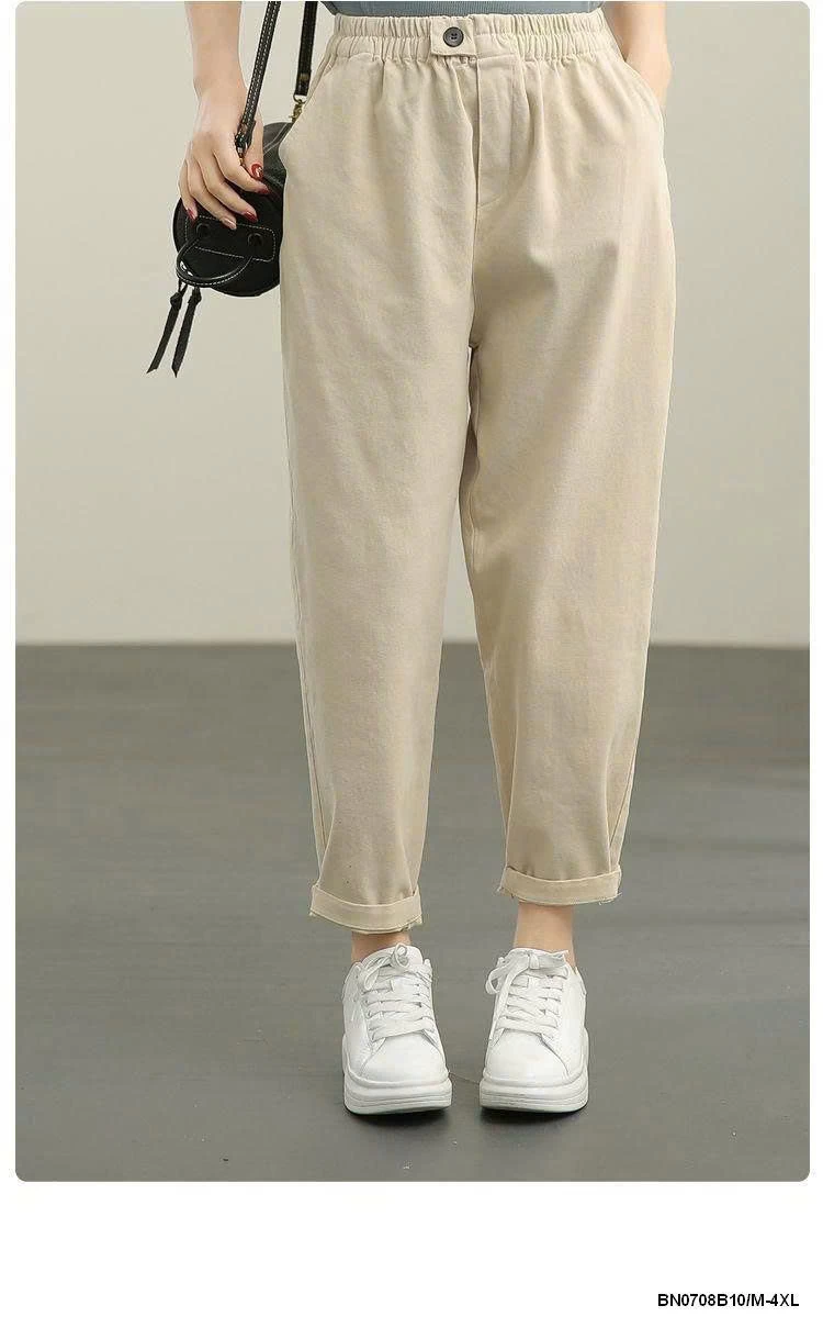 QUẦN BAGGY DÁNG SUÔNG CẠP CHUN