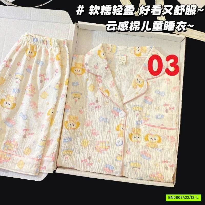 PIZAMA LỤA SỮA KUTE MẸ BÉ