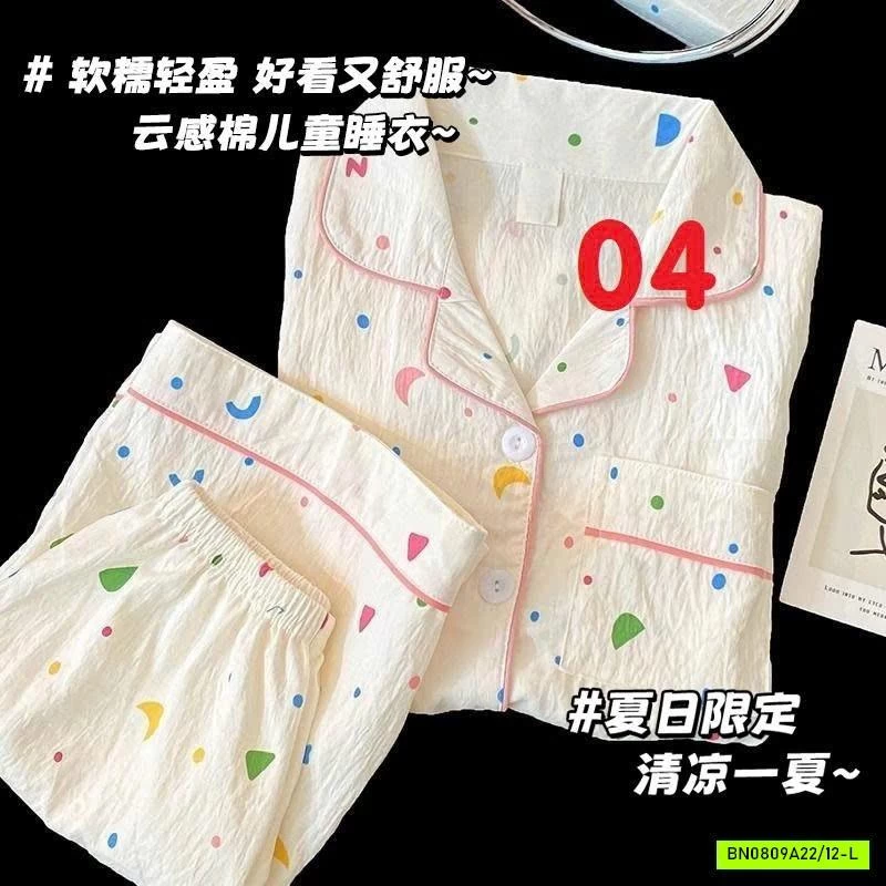 PIZAMA LỤA SỮA KUTE MẸ BÉ