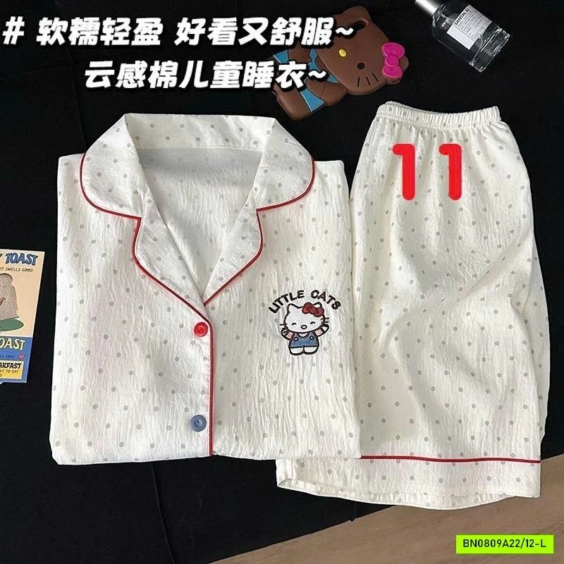 PIZAMA LỤA SỮA KUTE MẸ BÉ