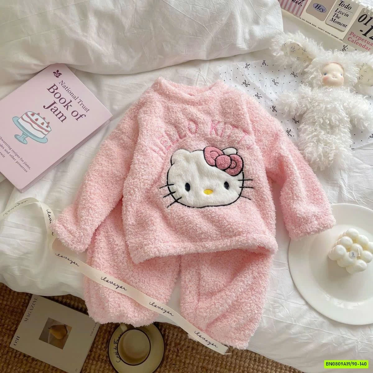 BỘ LÔNG KITTY HỒNG DỄ THƯƠNG