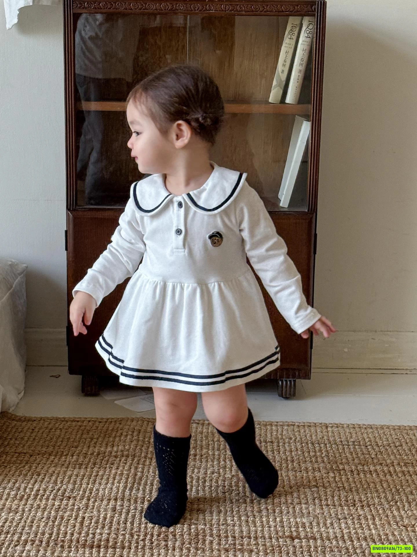 VÁY POLO MIX KHOÁC LEN XINH XẮN