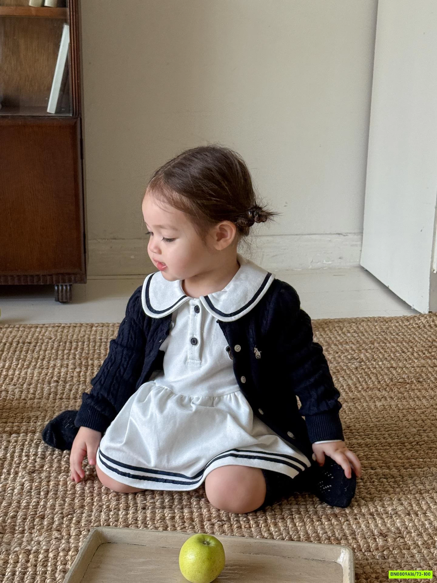 VÁY POLO MIX KHOÁC LEN XINH XẮN