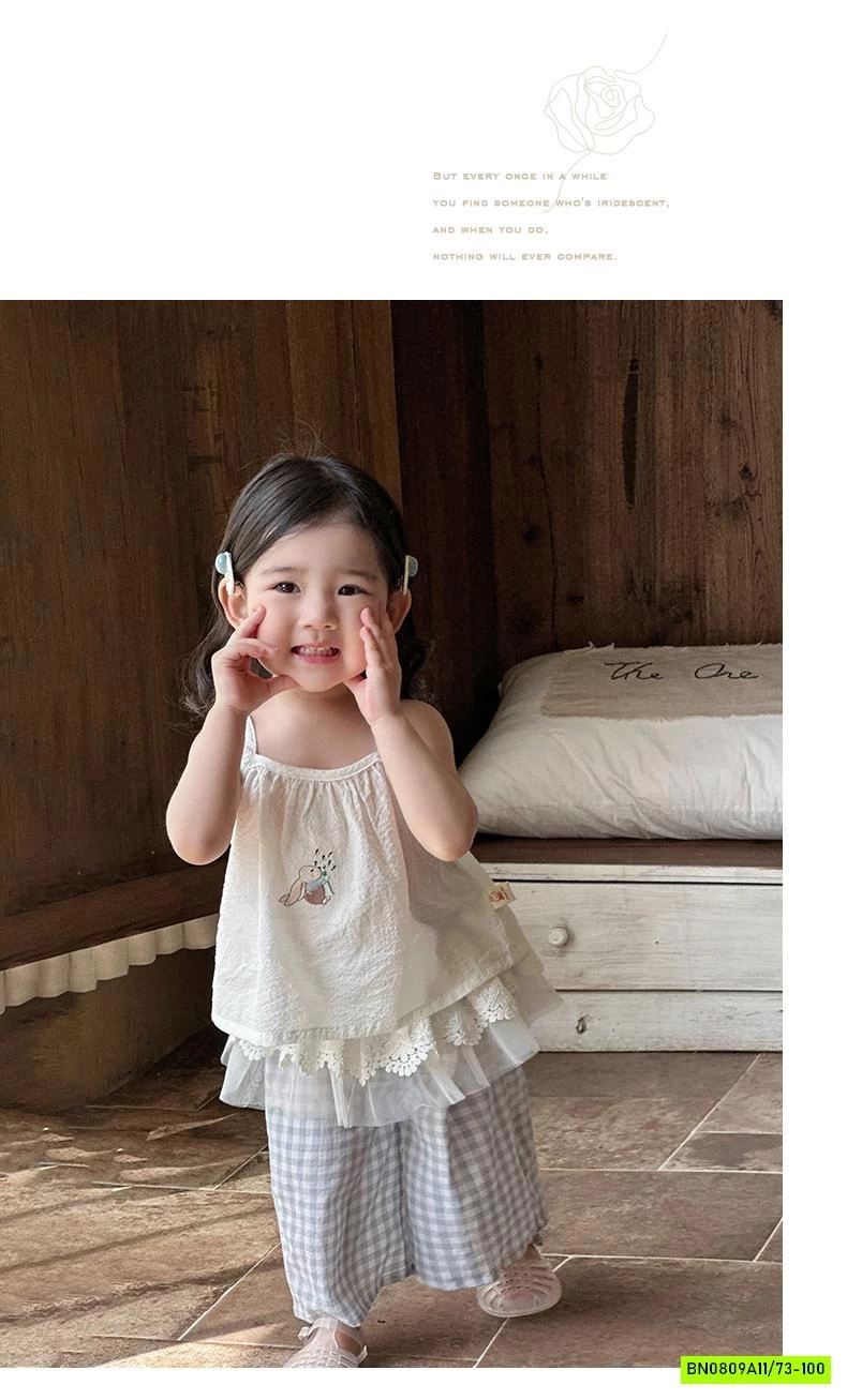 SÉT 2 DÂY MIX QUẦN SUÔNG VIỀN REN