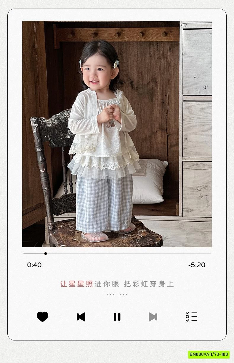 SÉT 2 DÂY MIX QUẦN SUÔNG VIỀN REN