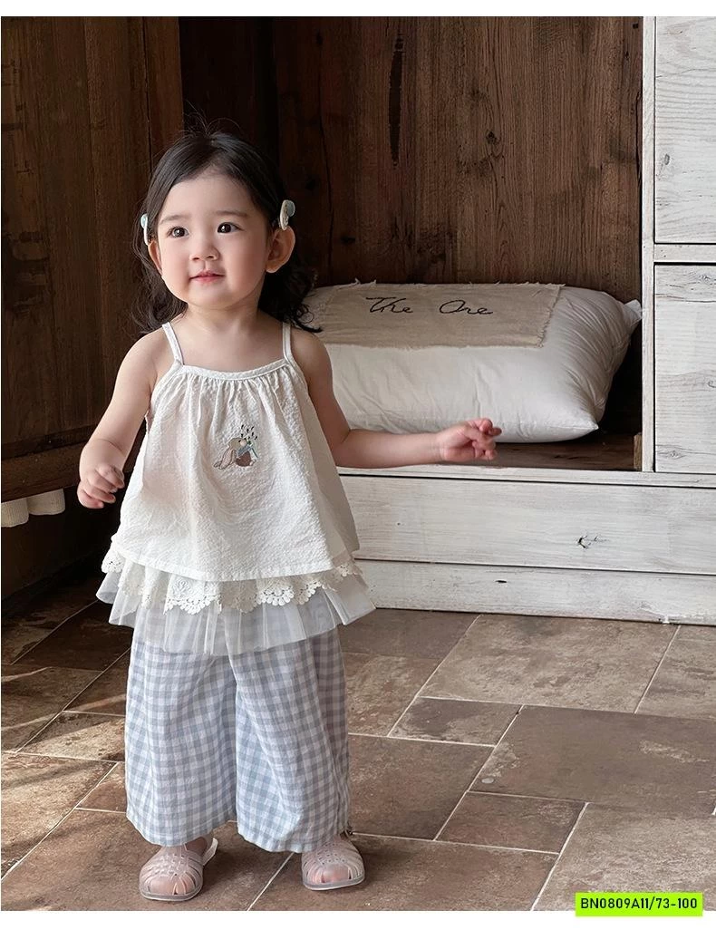 SÉT 2 DÂY MIX QUẦN SUÔNG VIỀN REN