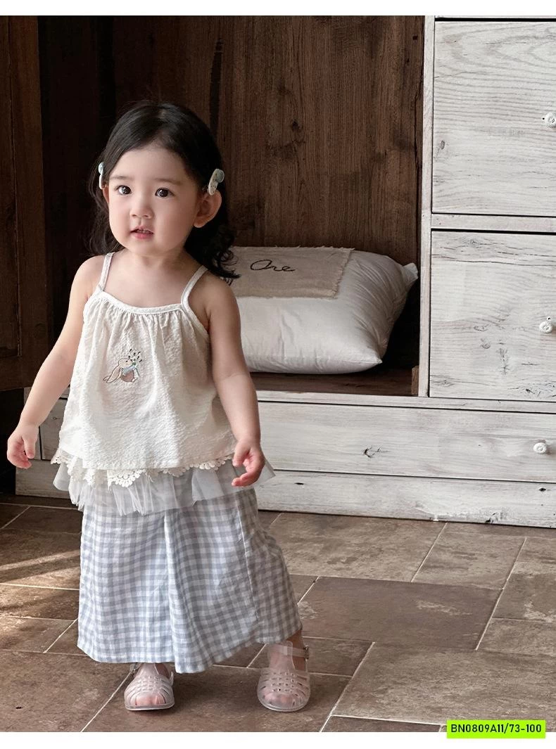 SÉT 2 DÂY MIX QUẦN SUÔNG VIỀN REN