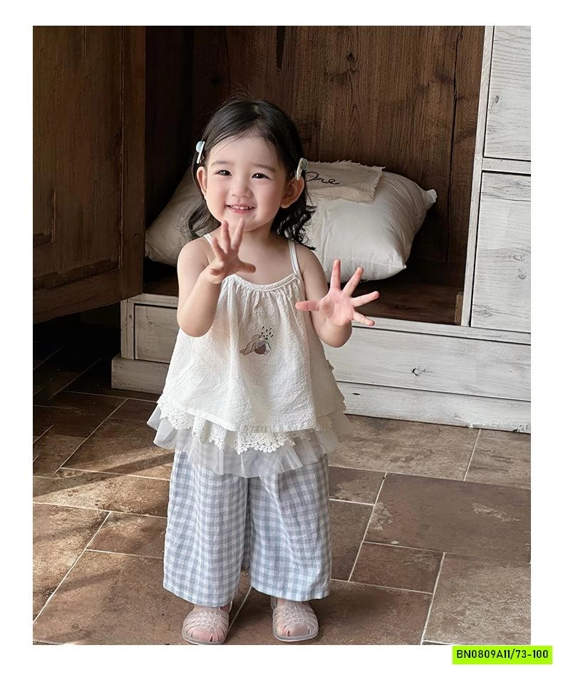 SÉT 2 DÂY MIX QUẦN SUÔNG VIỀN REN