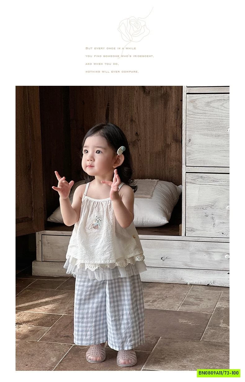 SÉT 2 DÂY MIX QUẦN SUÔNG VIỀN REN