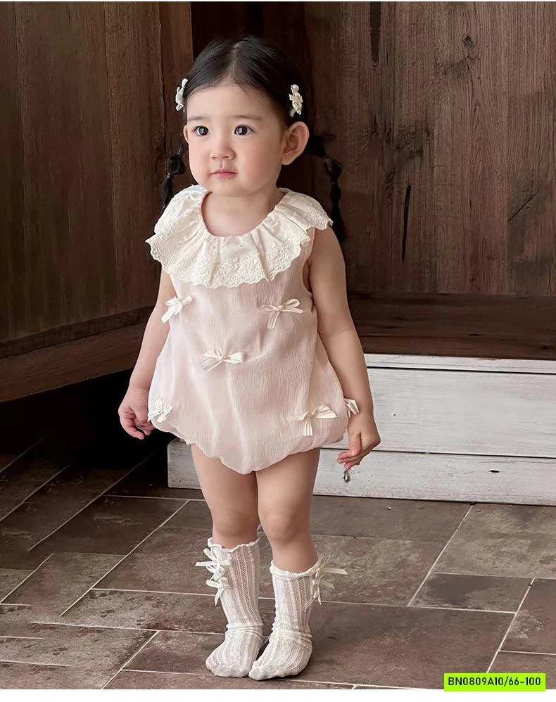 BODY VOAN 2 LỚP HỒNG GẮN NƠ