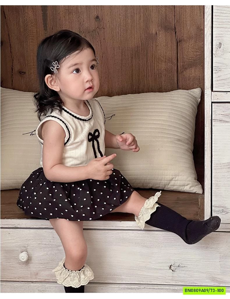 SÉT MONTOGHI MIX QUẦN BÍ CHẤM BI