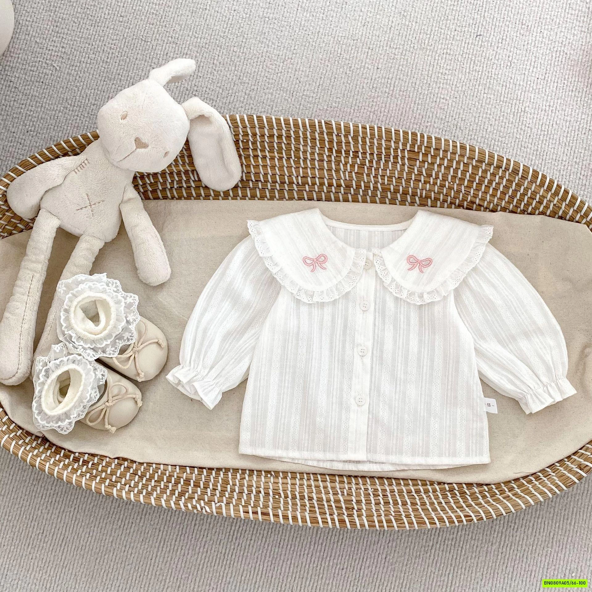 SÉT SƠ MI MIX VÁY YẾM NƠ HỒNG