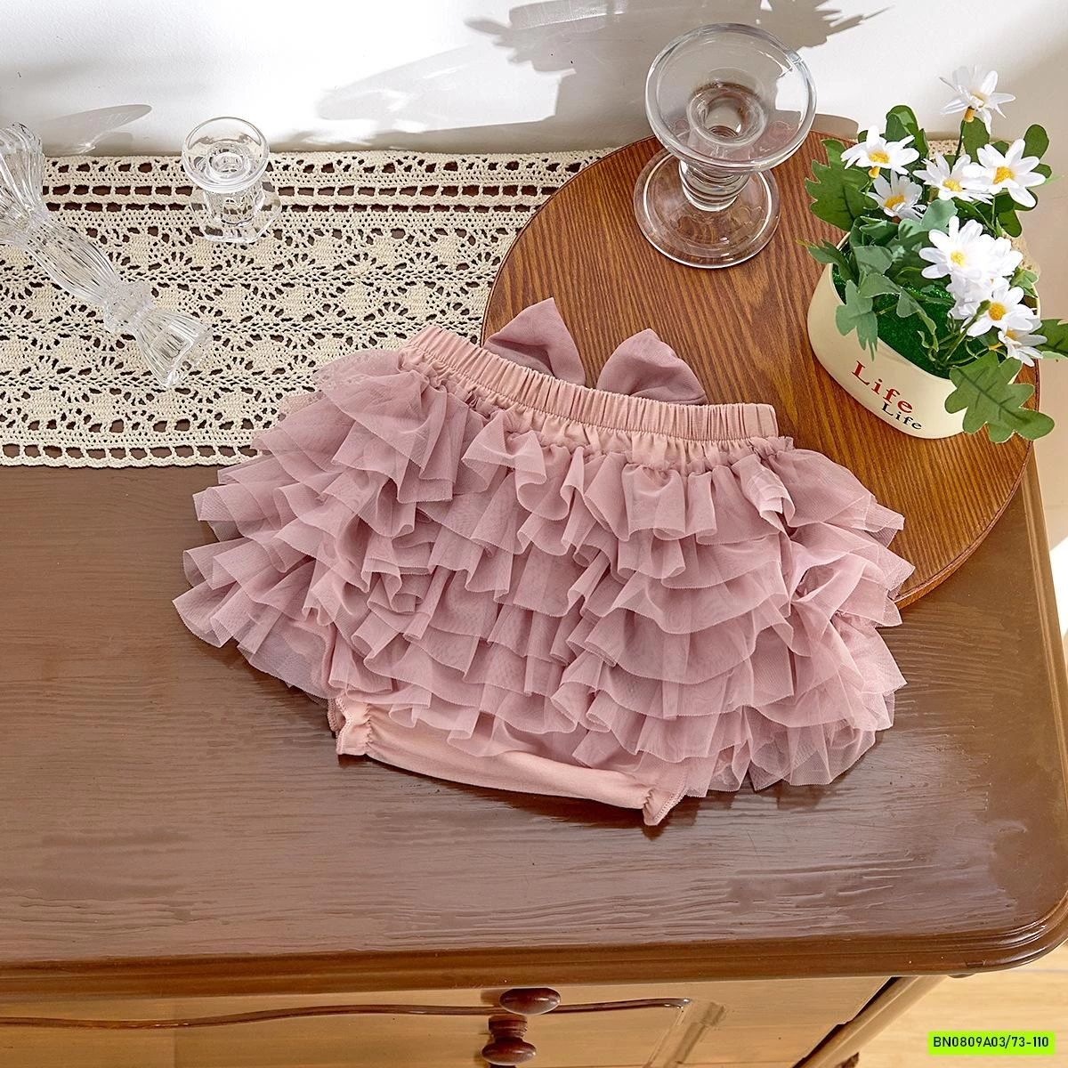 SÉT ÁO MIX QUẦN VÁY TUTU SIZE NHÍ