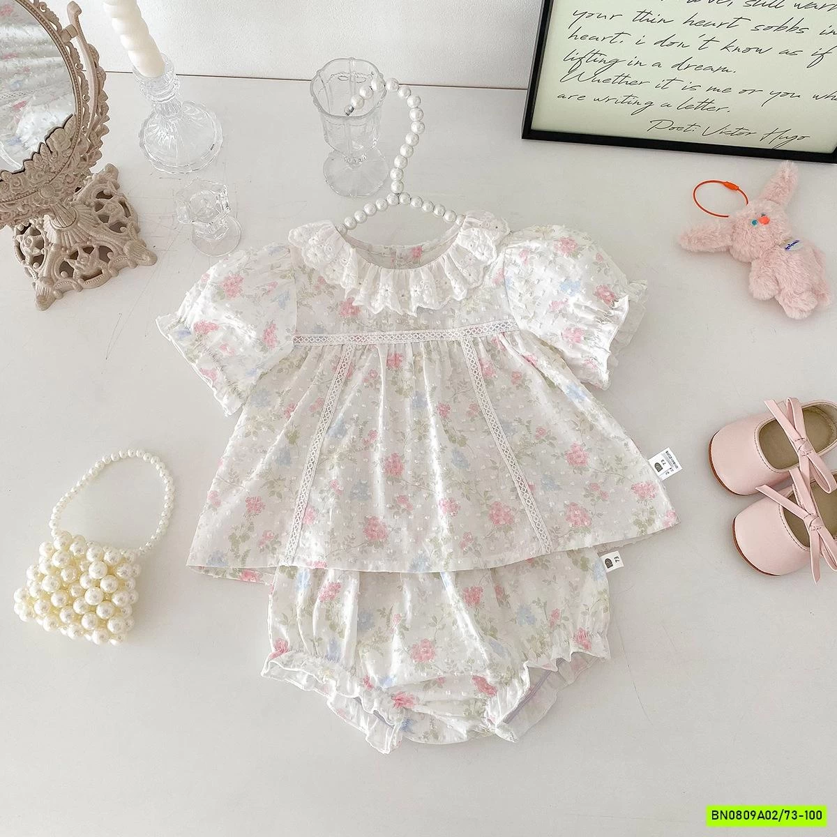 SÉT BABYDOLL HOA NHÍ BÉ GÁI