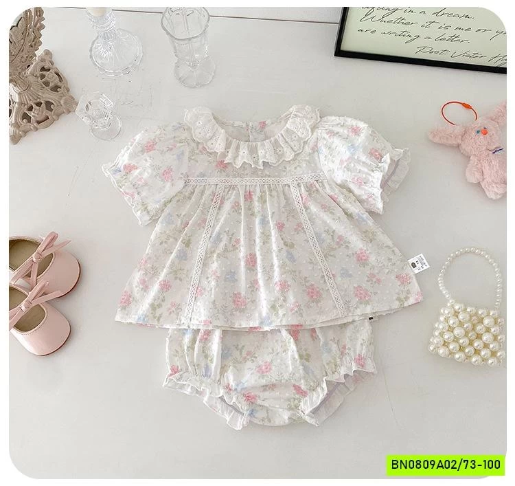 SÉT BABYDOLL HOA NHÍ BÉ GÁI