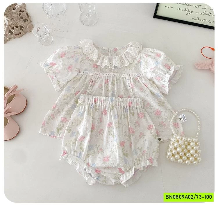 SÉT BABYDOLL HOA NHÍ BÉ GÁI