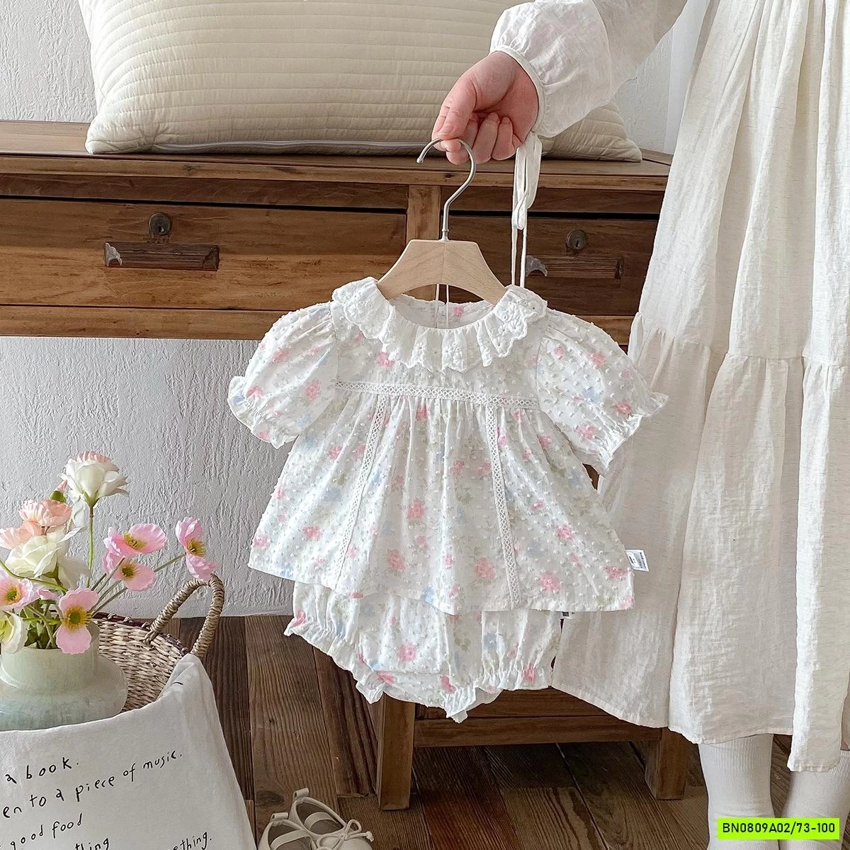 SÉT BABYDOLL HOA NHÍ BÉ GÁI