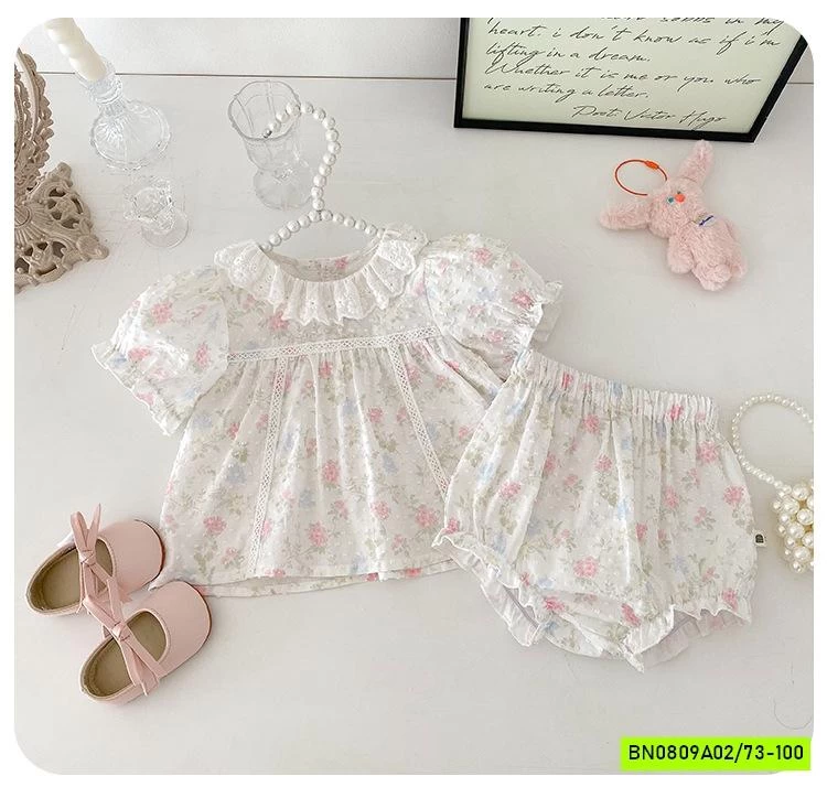 SÉT BABYDOLL HOA NHÍ BÉ GÁI