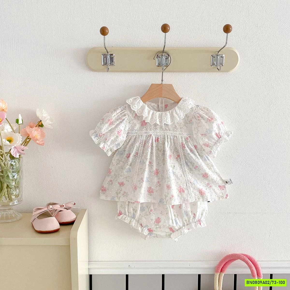 SÉT BABYDOLL HOA NHÍ BÉ GÁI