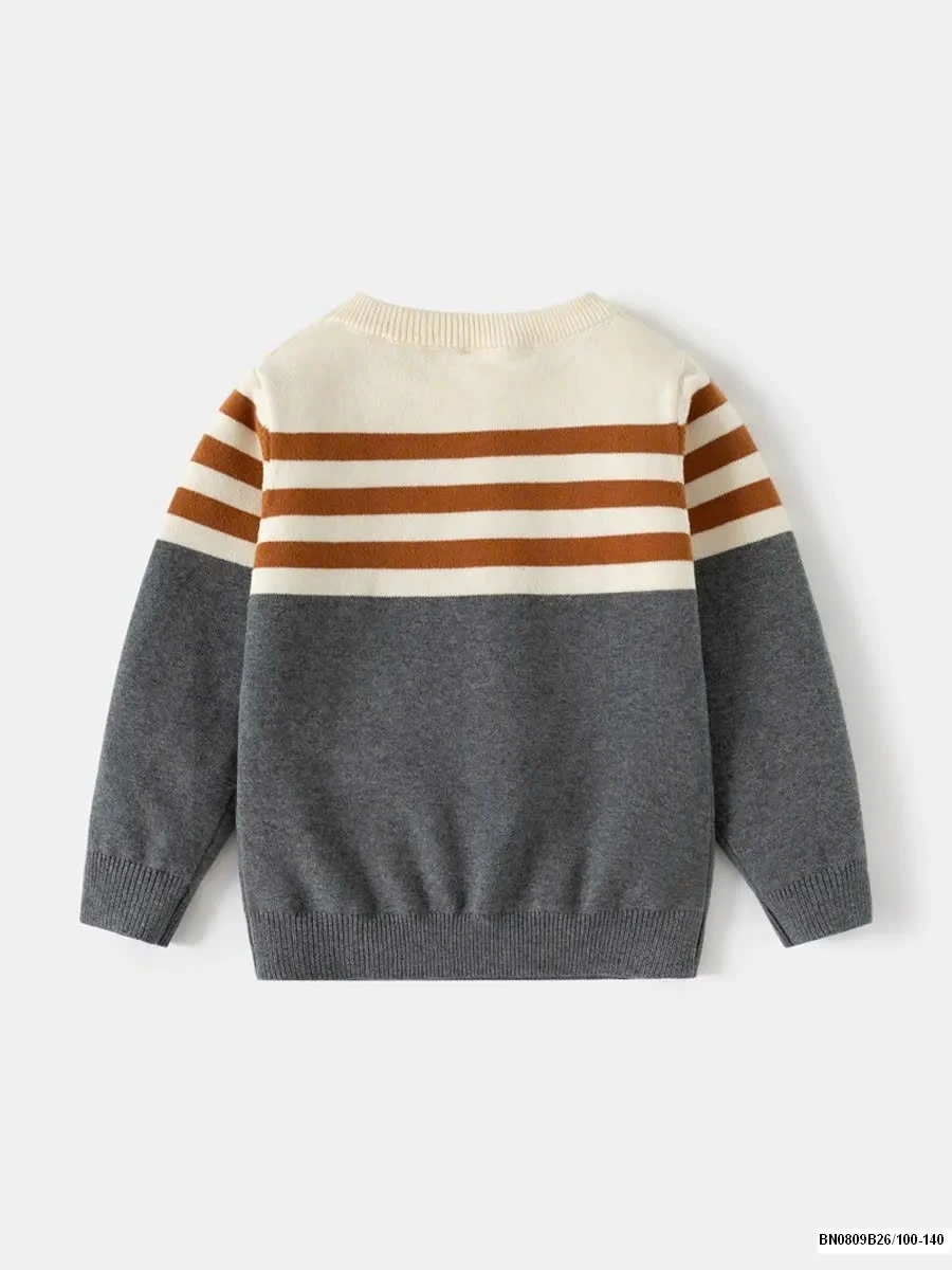 ÁO LEN KẺ NGANG CỔ TRÒN