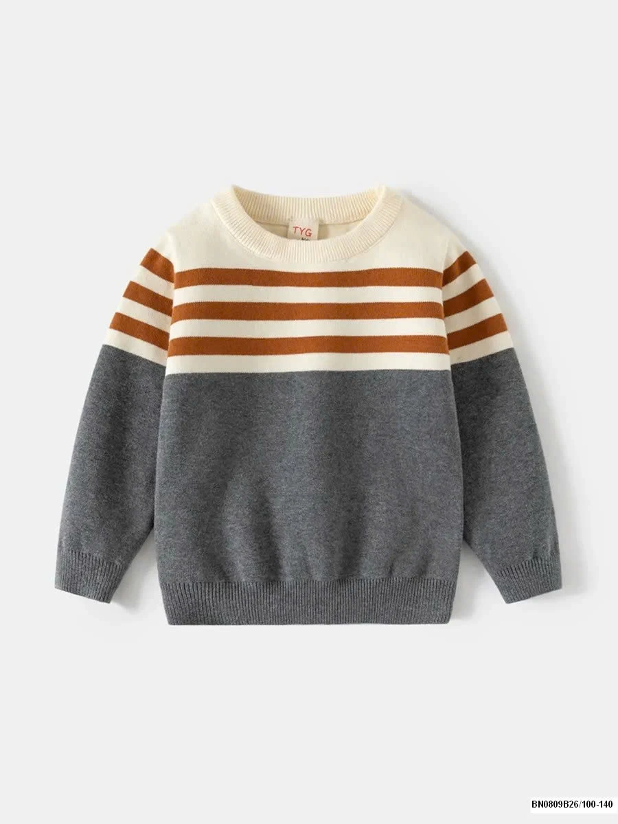 ÁO LEN KẺ NGANG CỔ TRÒN