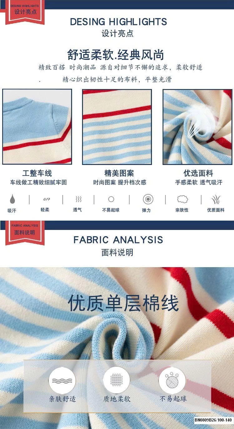 ÁO LEN KẺ NGANG CỔ TRÒN