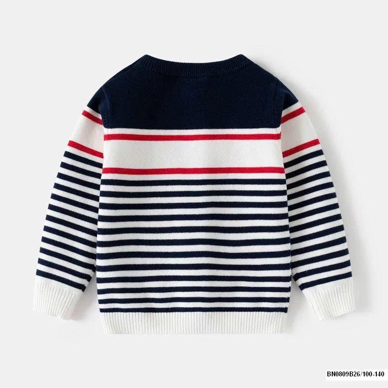 ÁO LEN KẺ NGANG CỔ TRÒN