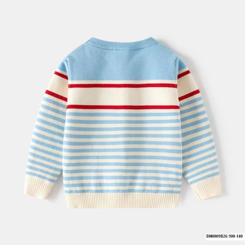 ÁO LEN KẺ NGANG CỔ TRÒN