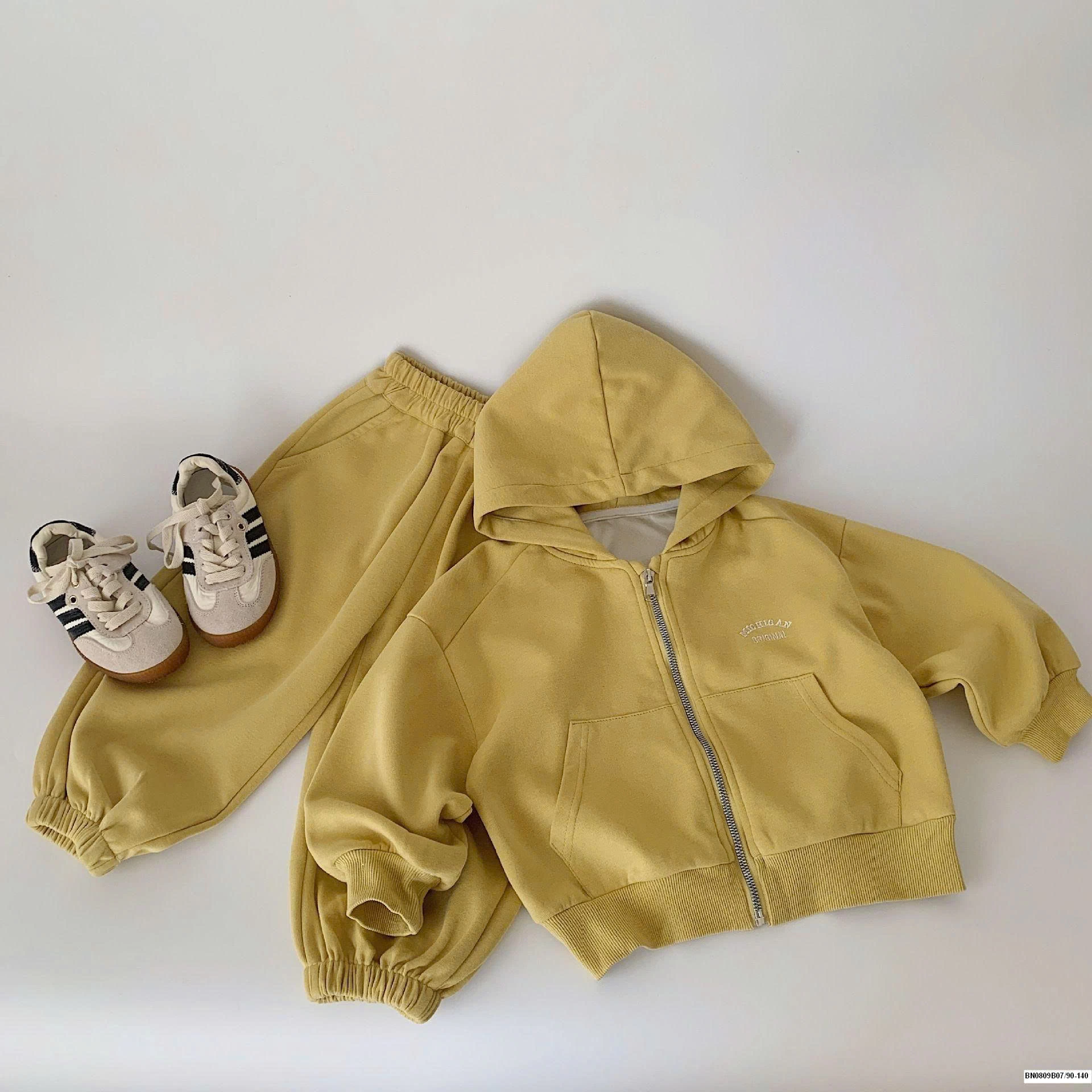 BỘ NỈ KÉO KHÓA LIỀN MŨ