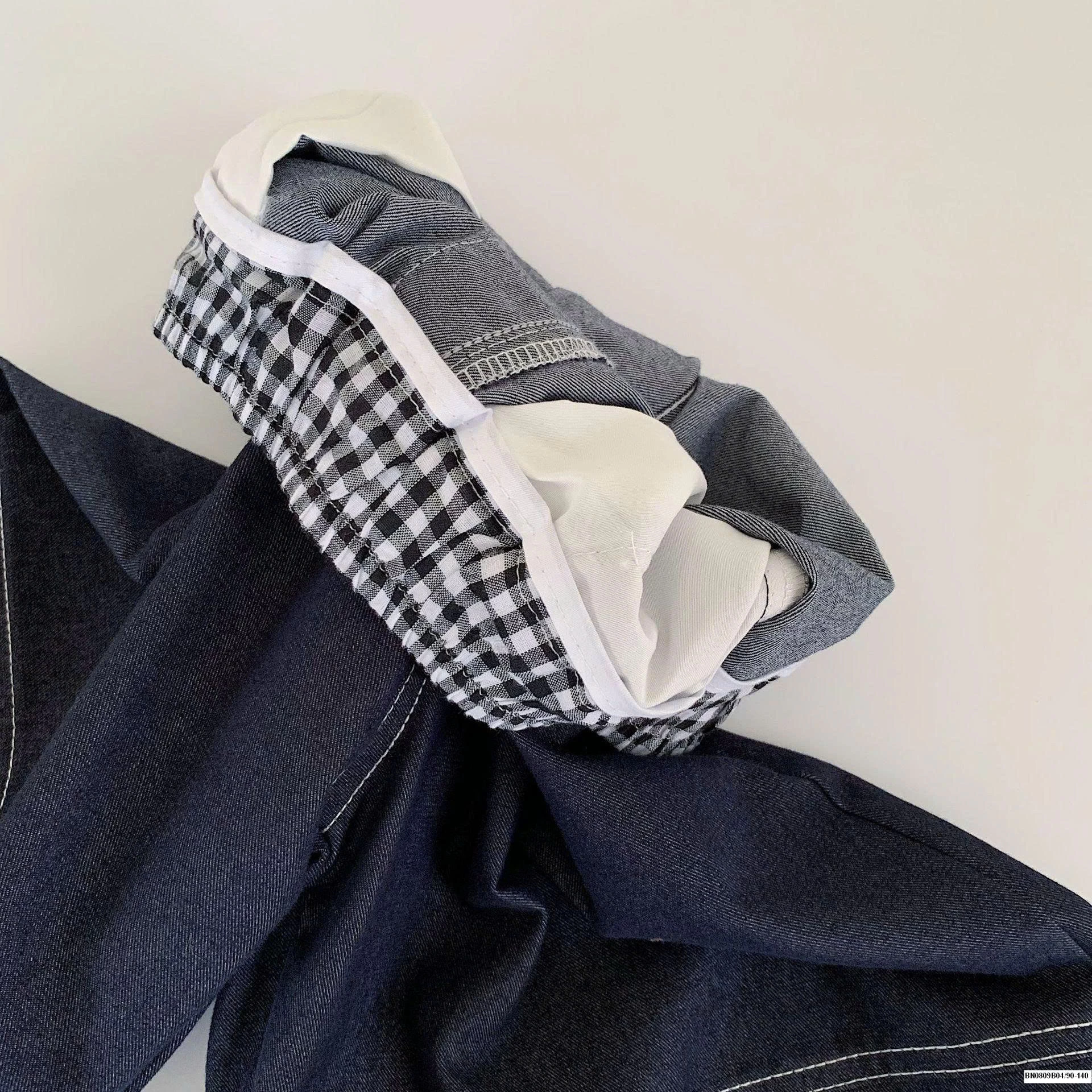 QUẦN DENIM DÁNG BOMBER