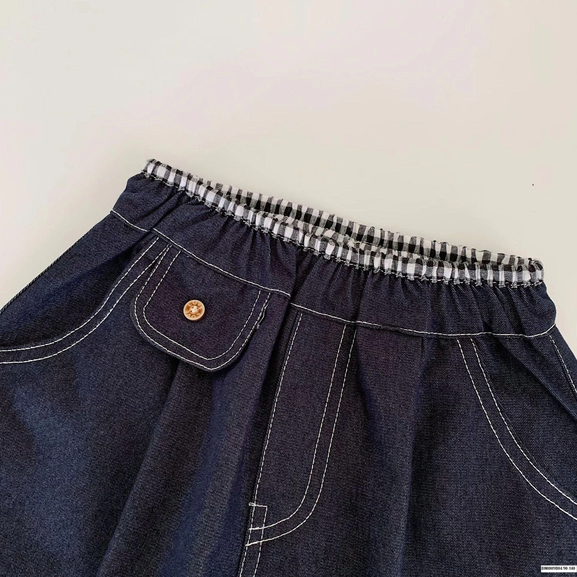 QUẦN DENIM DÁNG BOMBER