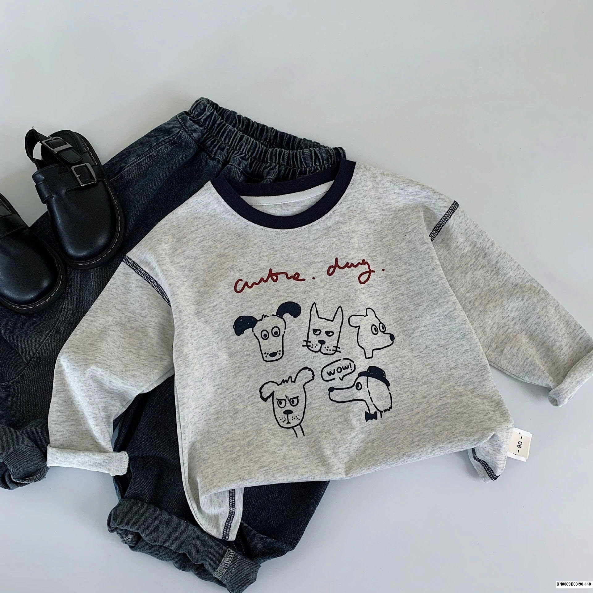 ÁO THUN CÚN MÁY NGƯỢC