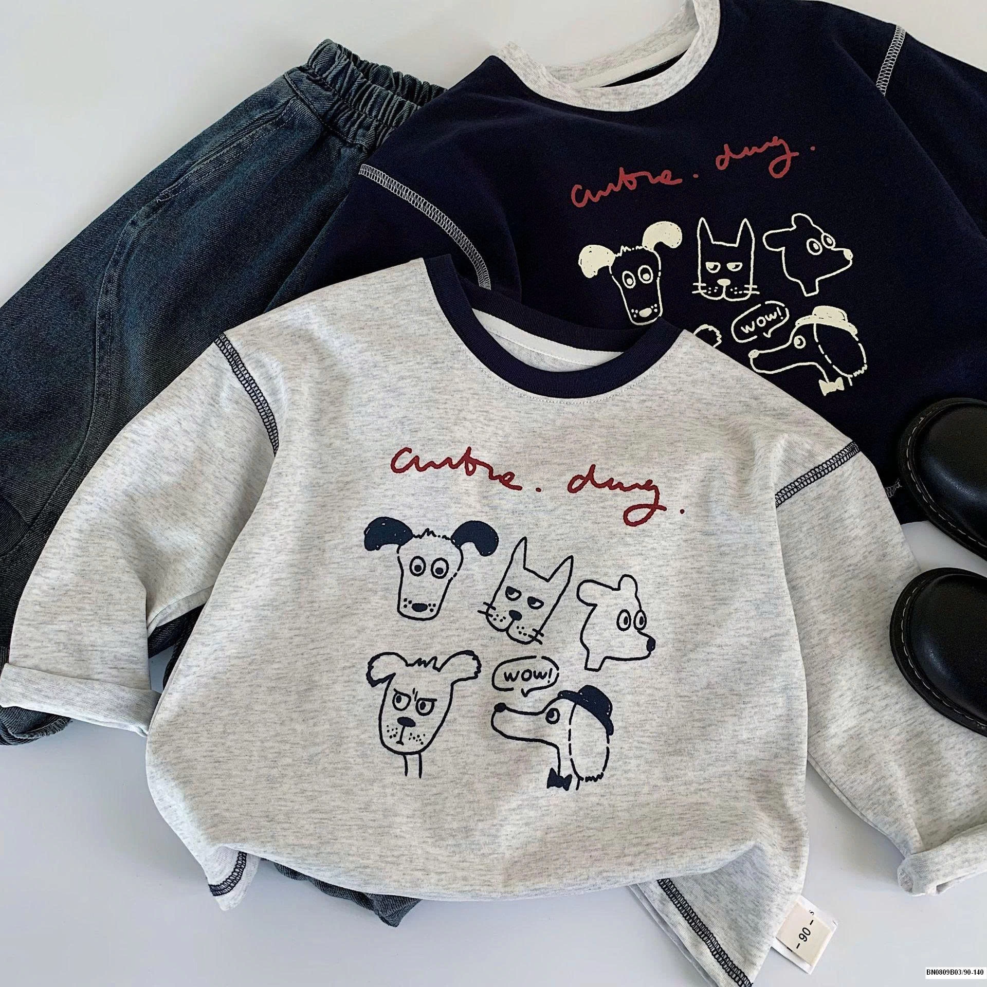 ÁO THUN CÚN MÁY NGƯỢC