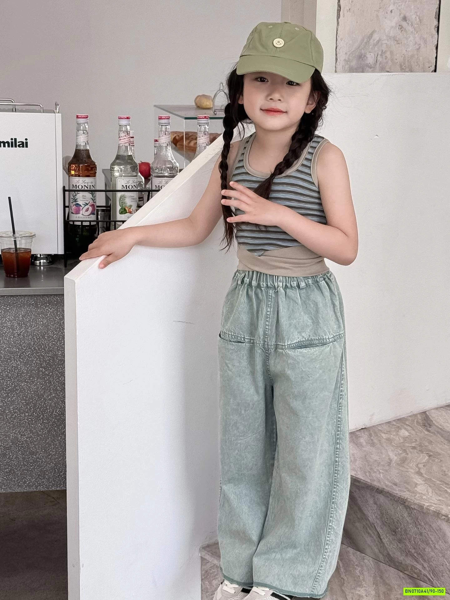 JEANS SUÔNG TÚI NGƯỢC