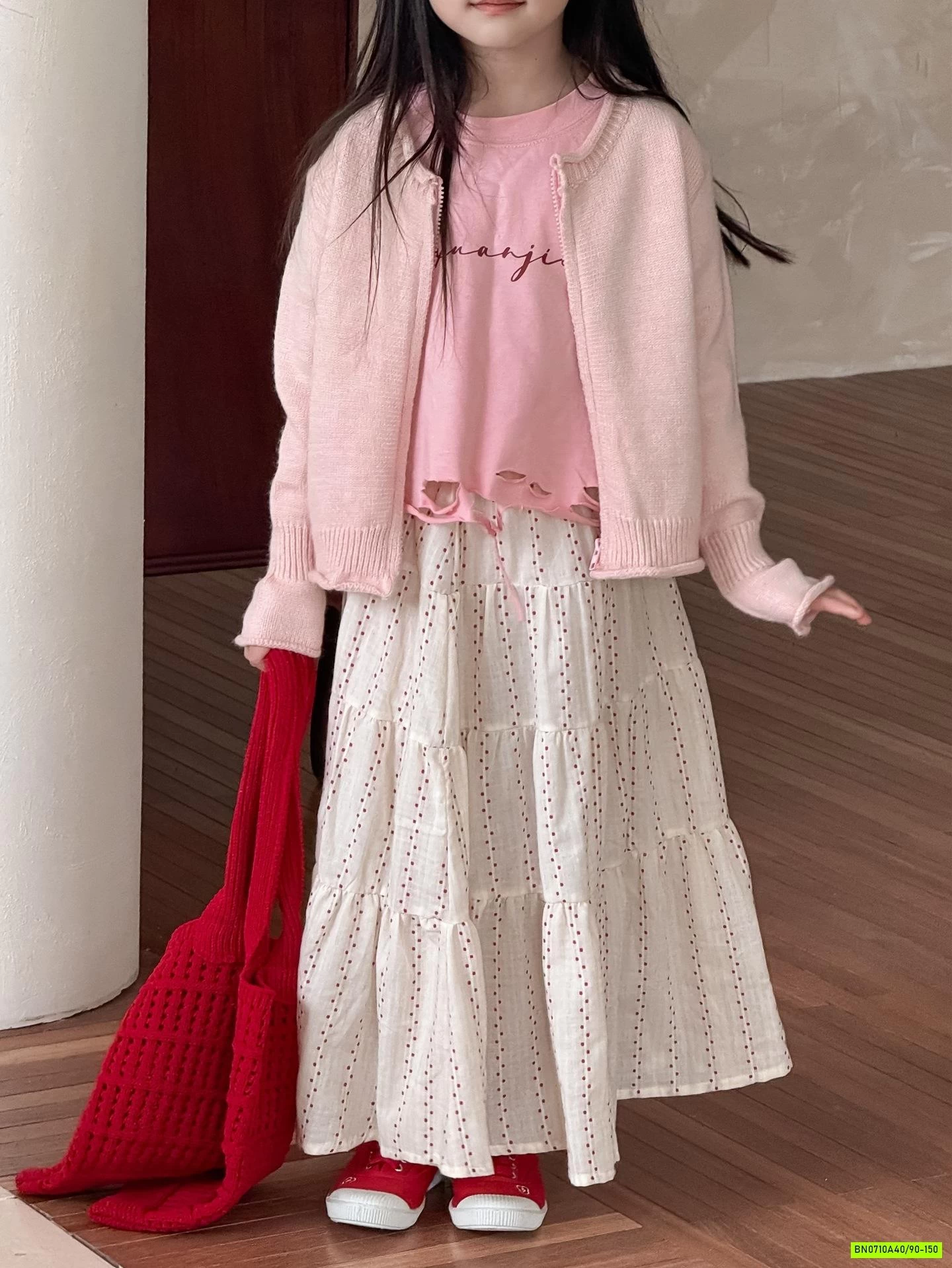 SÉT VÁY HỒNG XUANKIDS 3 CHI TIẾT